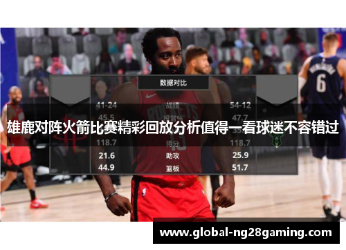 雄鹿对阵火箭比赛精彩回放分析值得一看球迷不容错过 雄鹿对阵火箭比赛精彩回放分析值得一看球迷不容错过